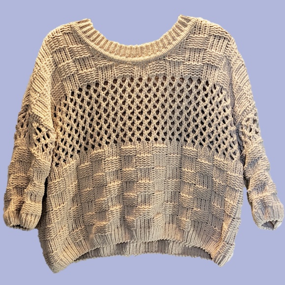 Anthropology Chenille Stitched Pullover - Picture 2 of 3